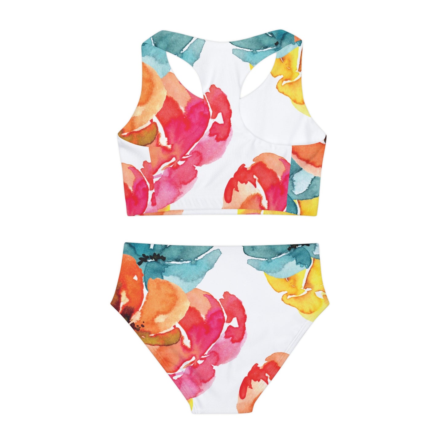 Flower Power Girls Two Piece Swimsuit