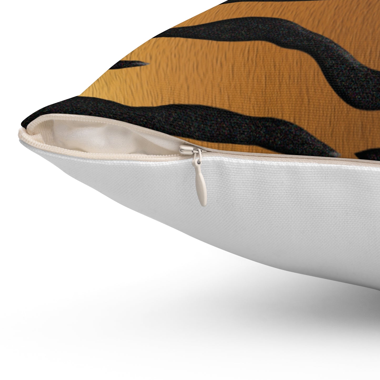 Tiger Striped Square Pillow