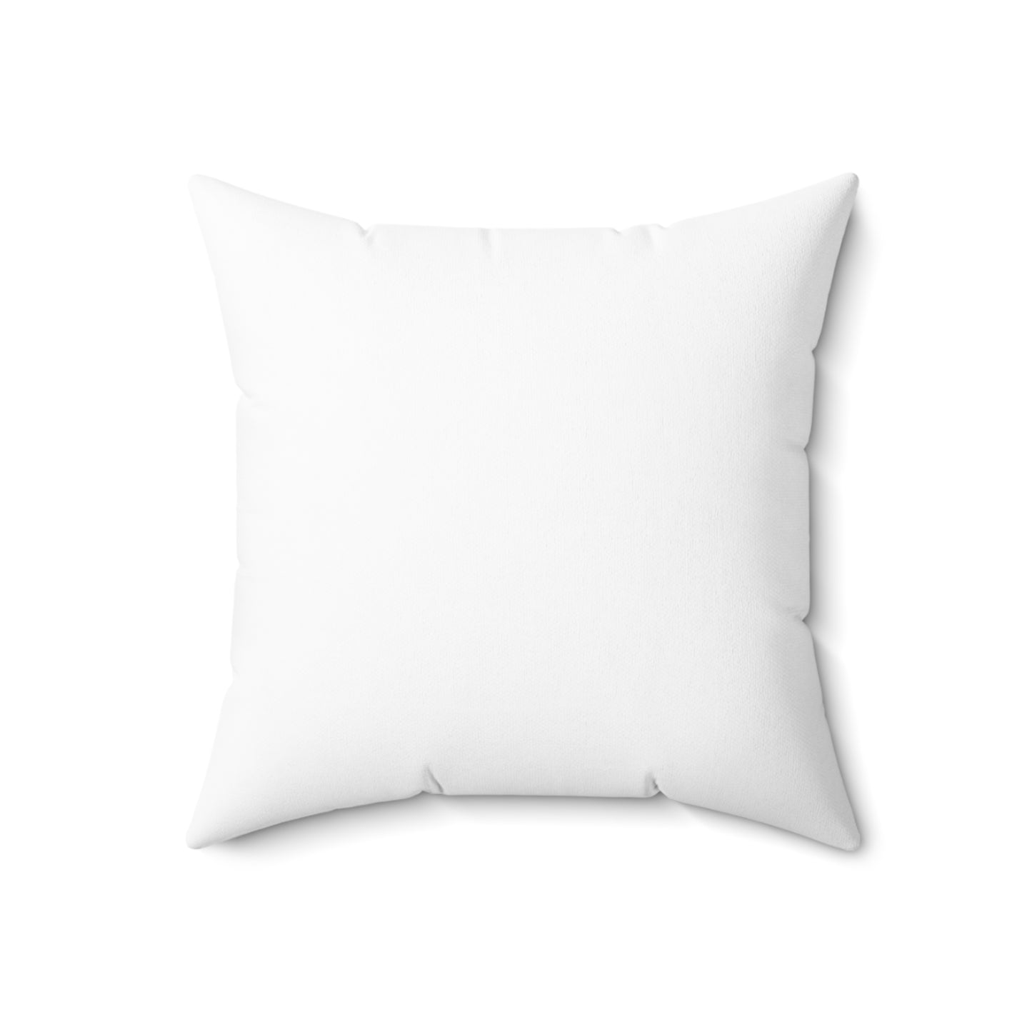 Perfectly Imperfect Personalized Black/White Checkered Square Pillow