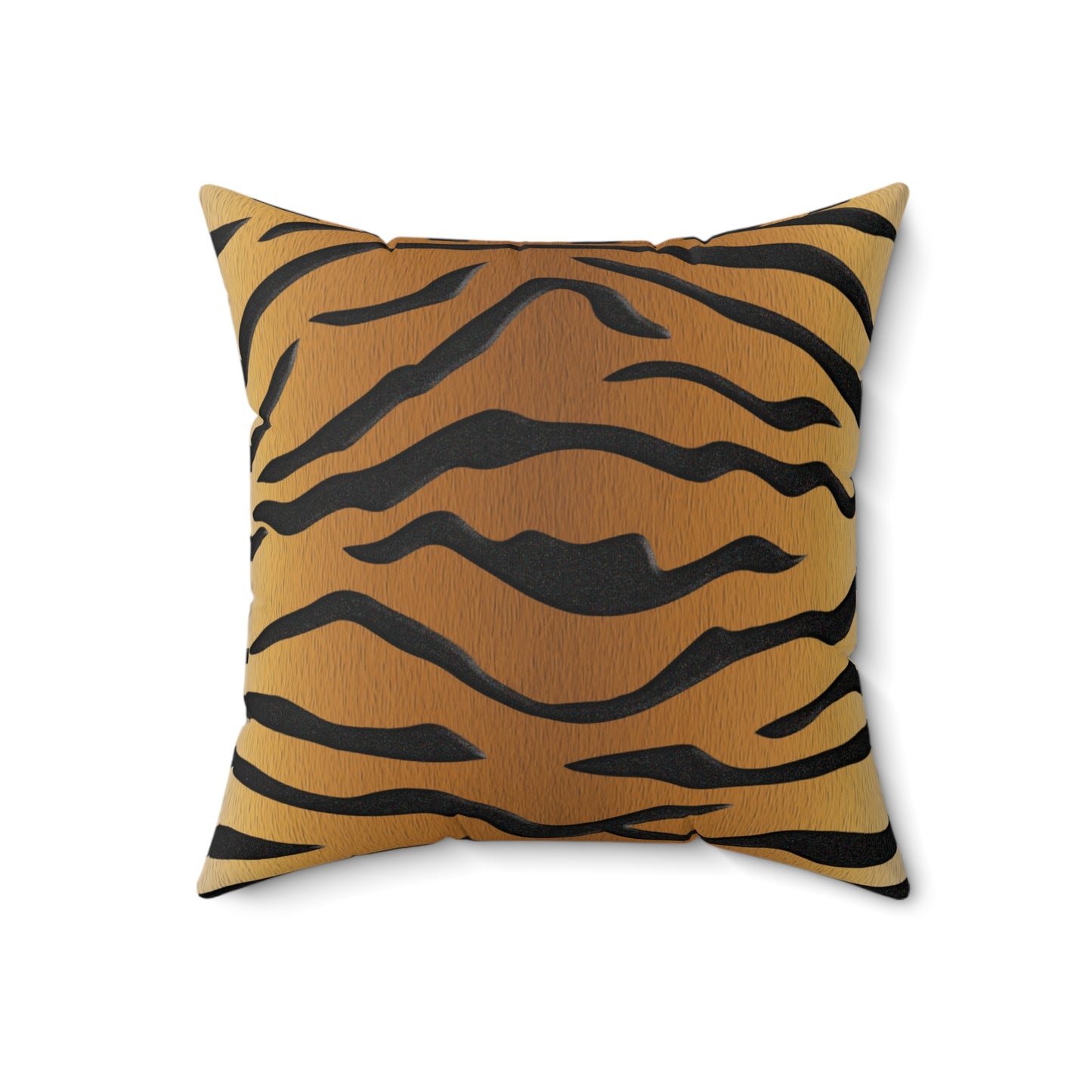 Tiger Striped Square Pillow