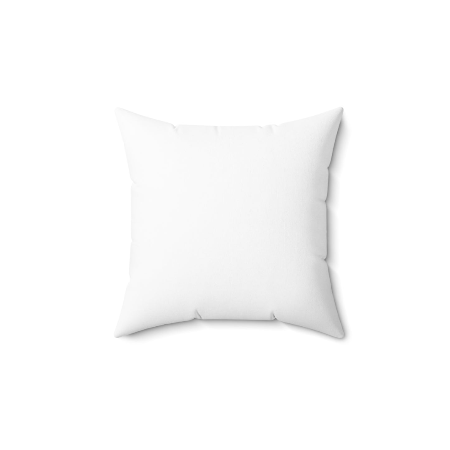 Perfectly Imperfect Personalized Black/White Checkered Square Pillow