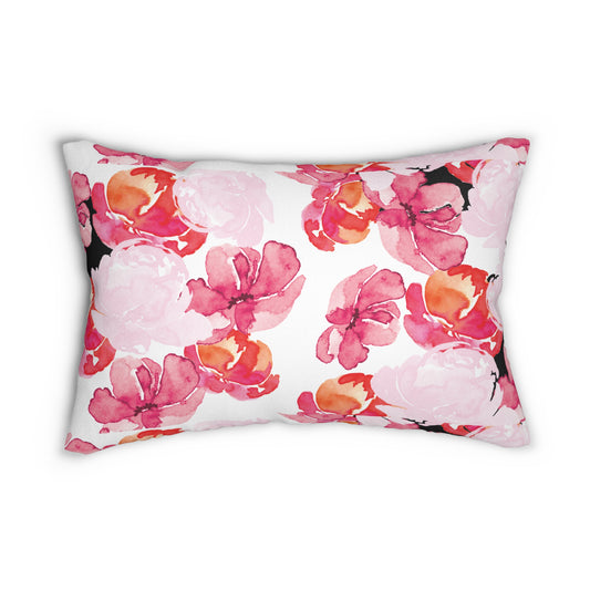 Floral Bloom Lumbar Pillow