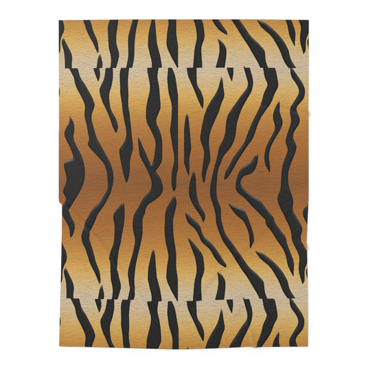 Tiger Striped Baby Swaddle Blanket