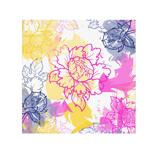 Watercolor Floral Dreams Face Towel