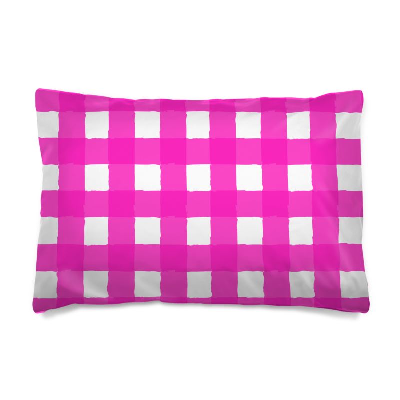 Perfectly Imperfect Hot Pink/White Fitted Sheet & Pillow Sham