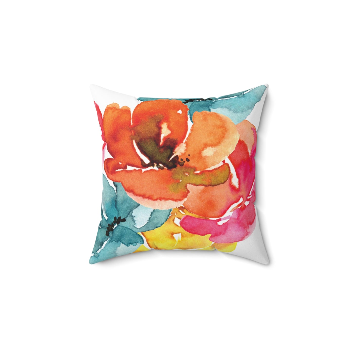 Flower Power Square Pillow