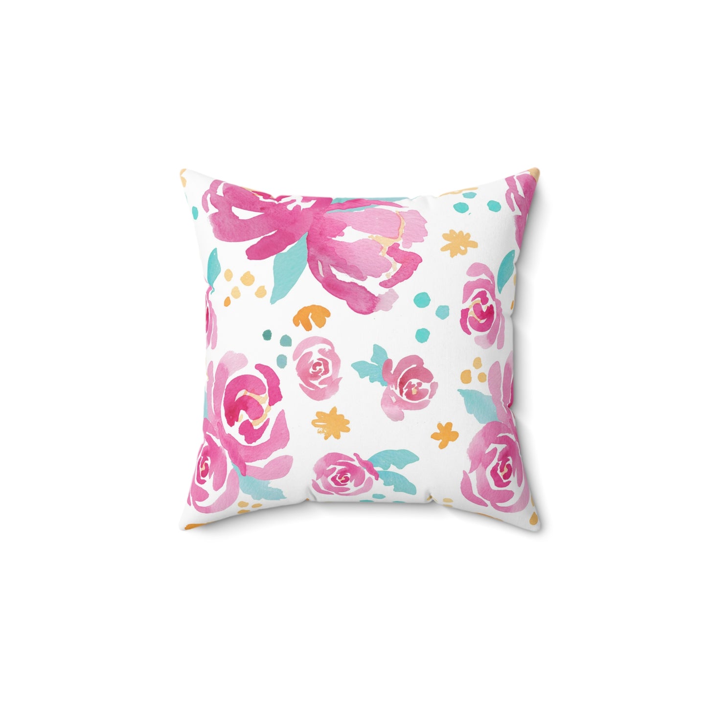 Blooming Square Pillow