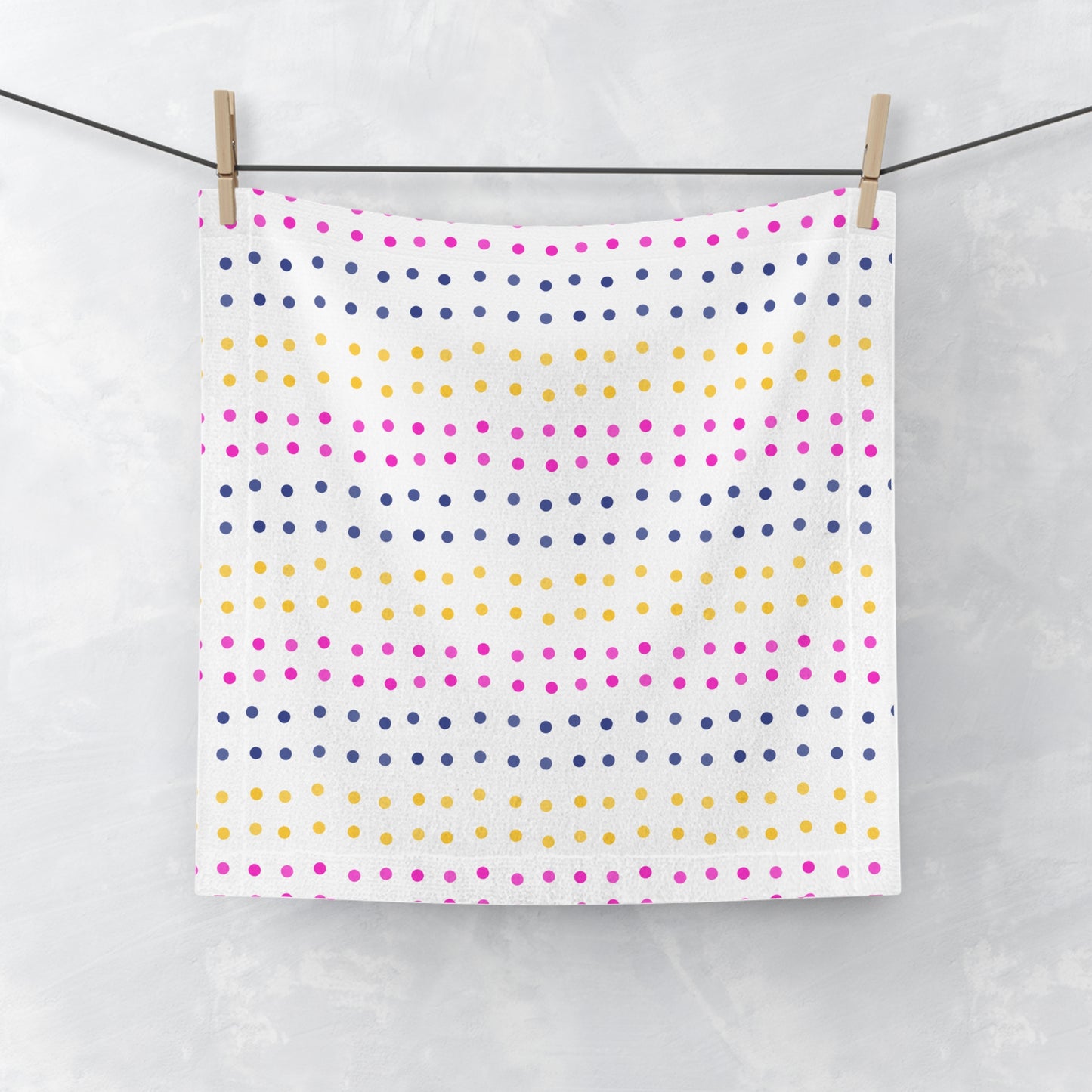 Connect The Dots Face Towel