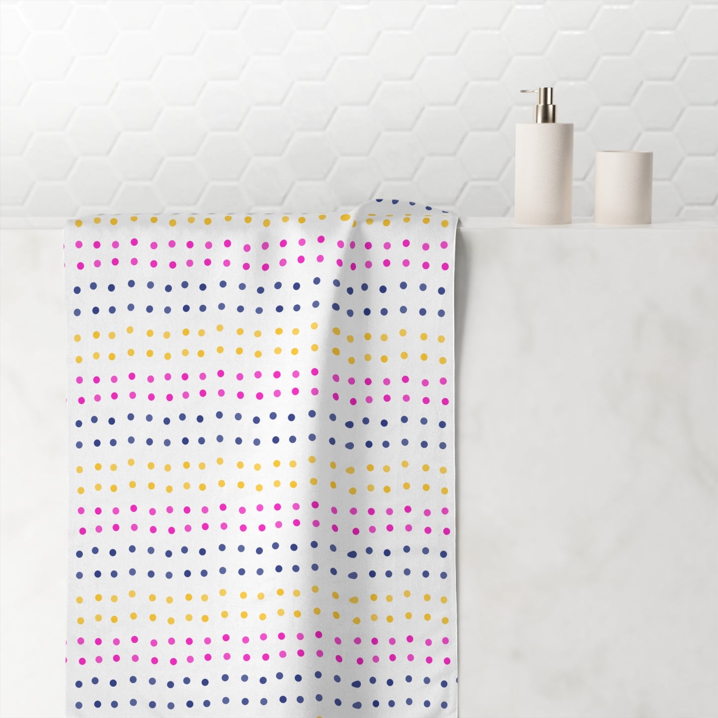 Connect The Dots Mink-Cotton Towel