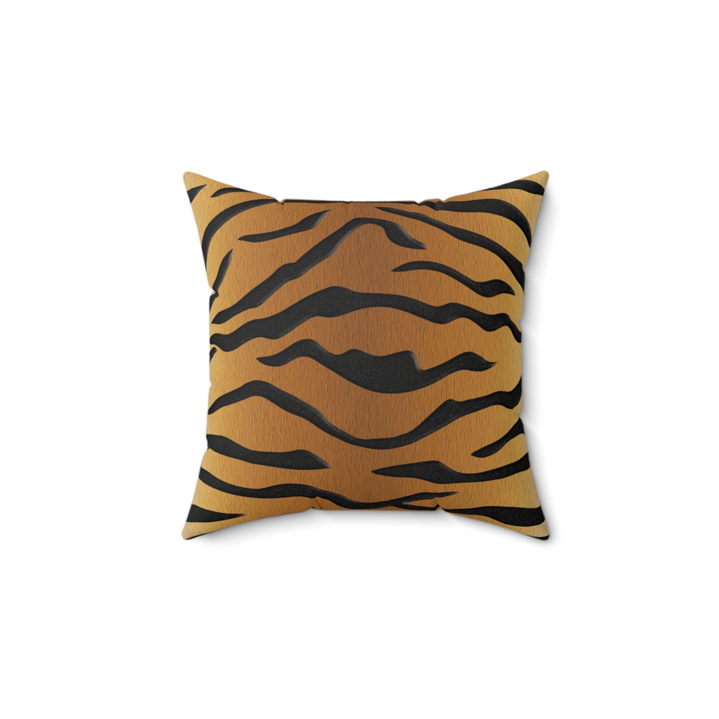 Tiger Striped Square Pillow