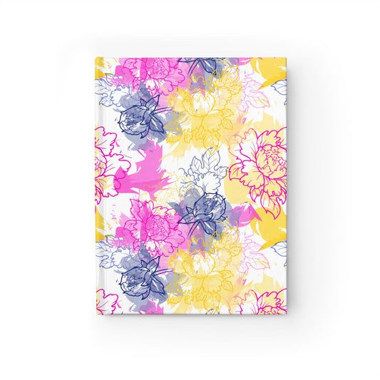 Watercolor Floral Dreams Journal - Ruled Line