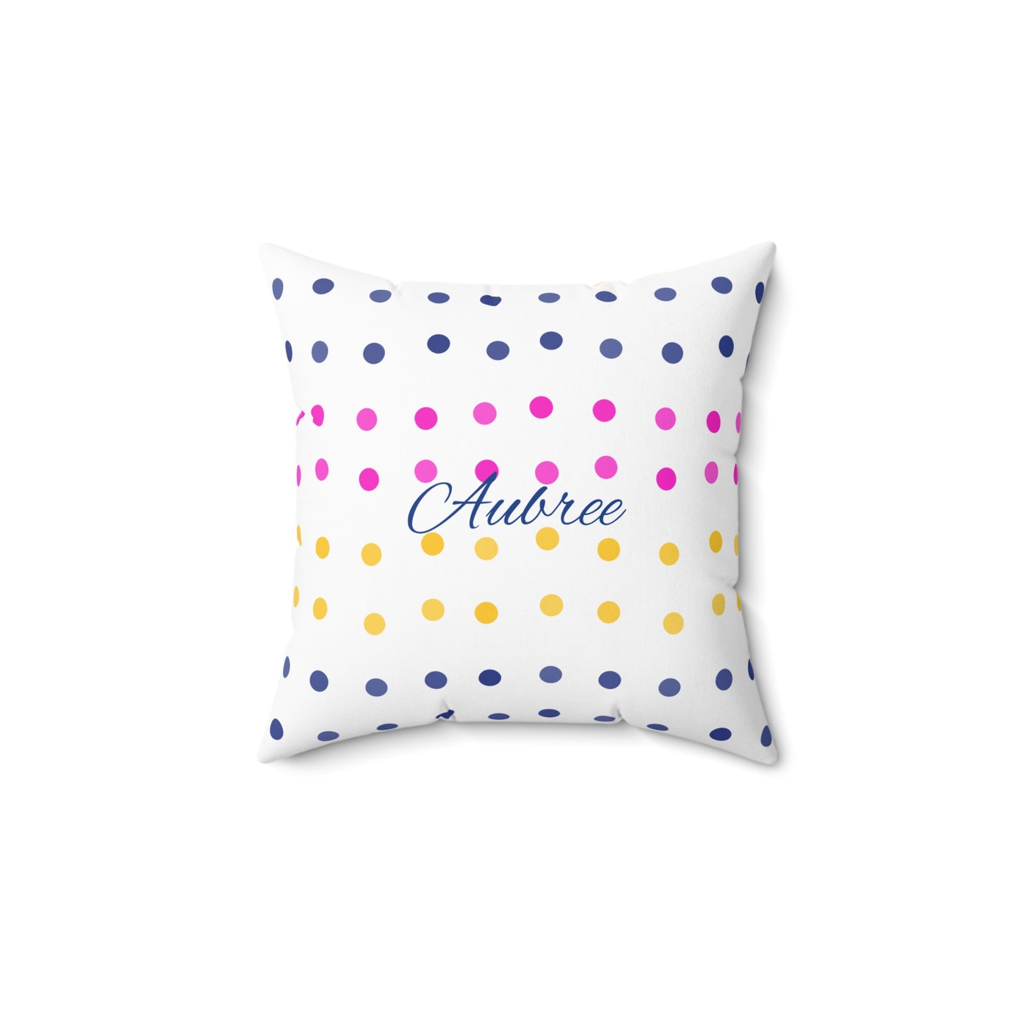 Connect The Dots Polyester Square Pillow