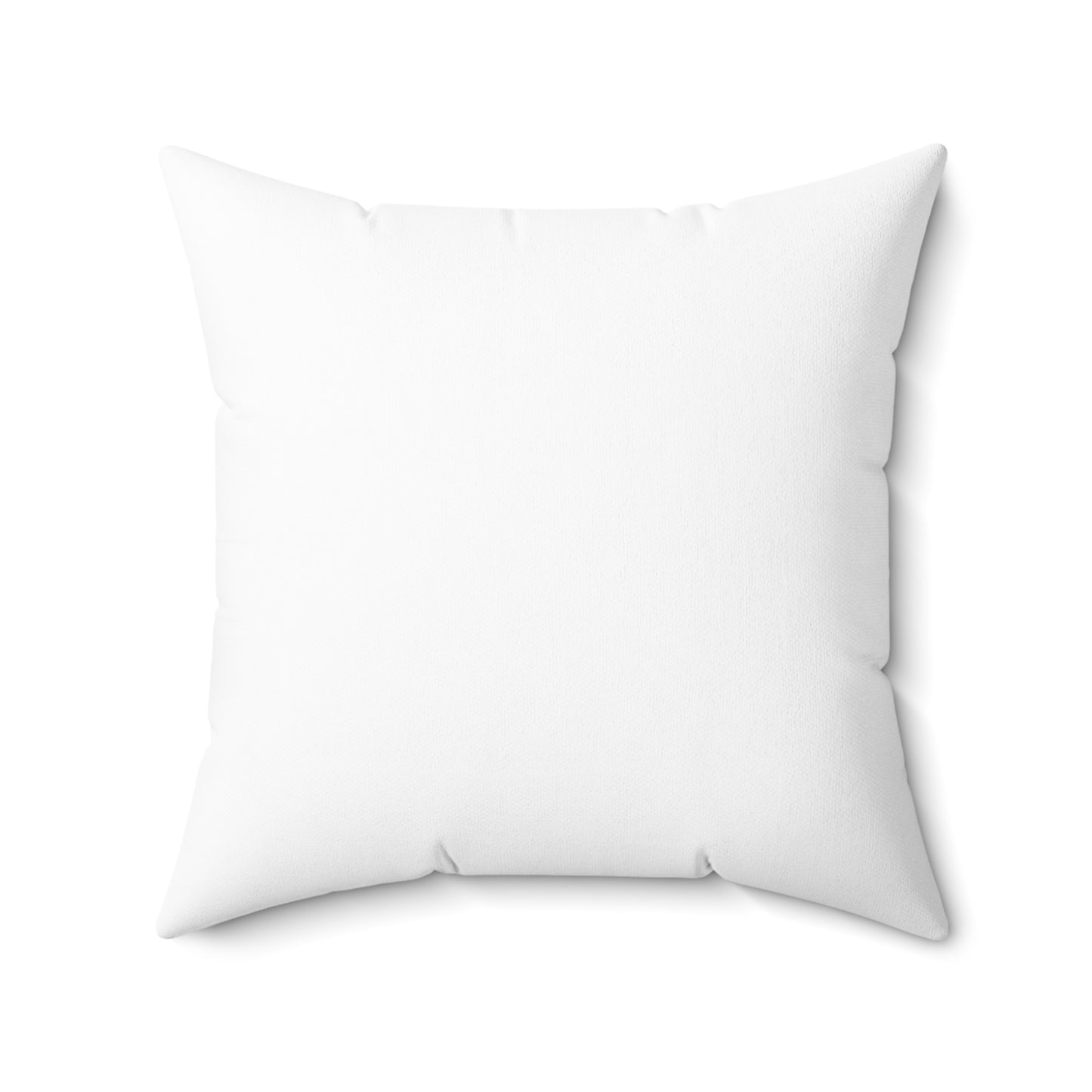 Perfectly Imperfect Personalized Black/White Checkered Square Pillow