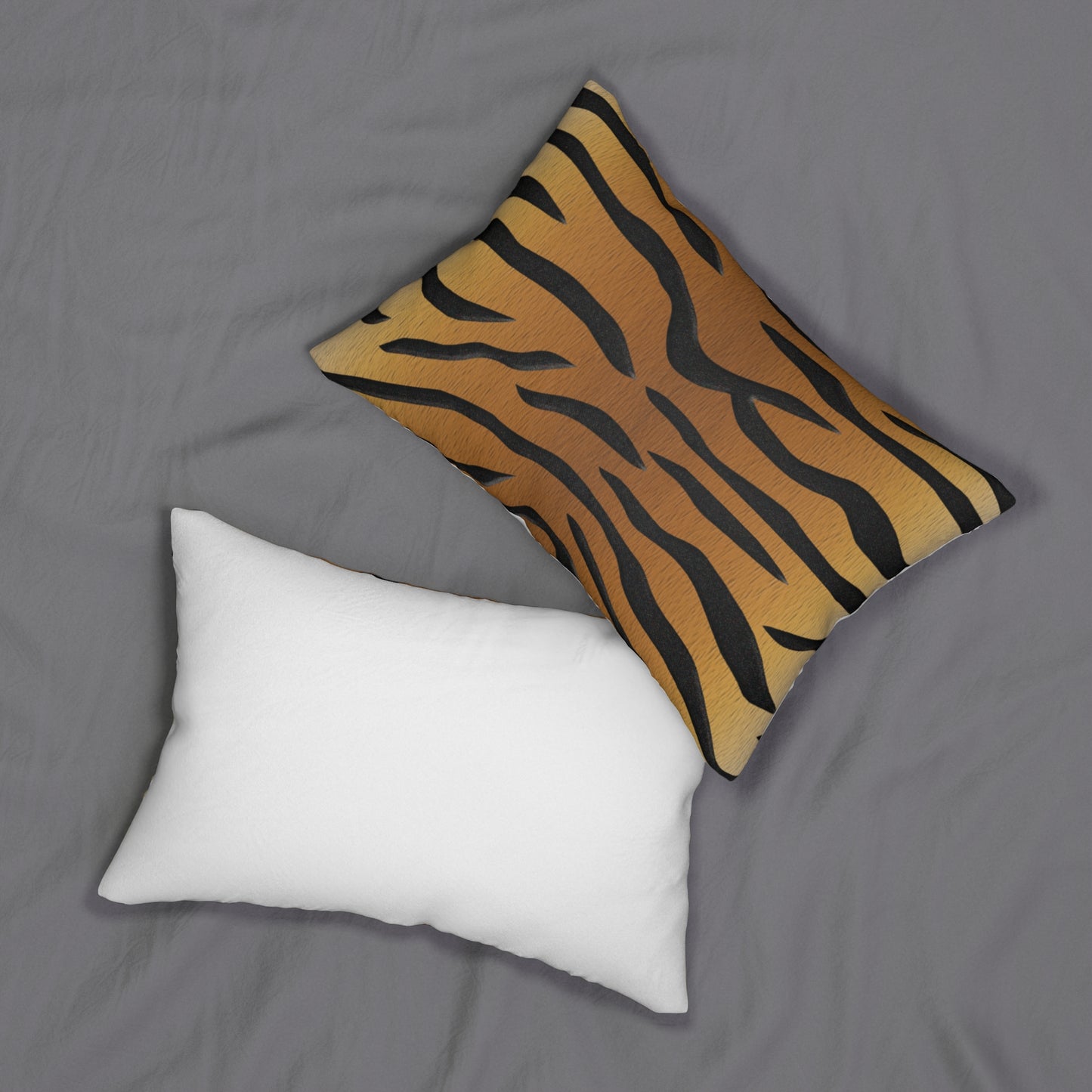 Tiger Striped Lumbar Pillow