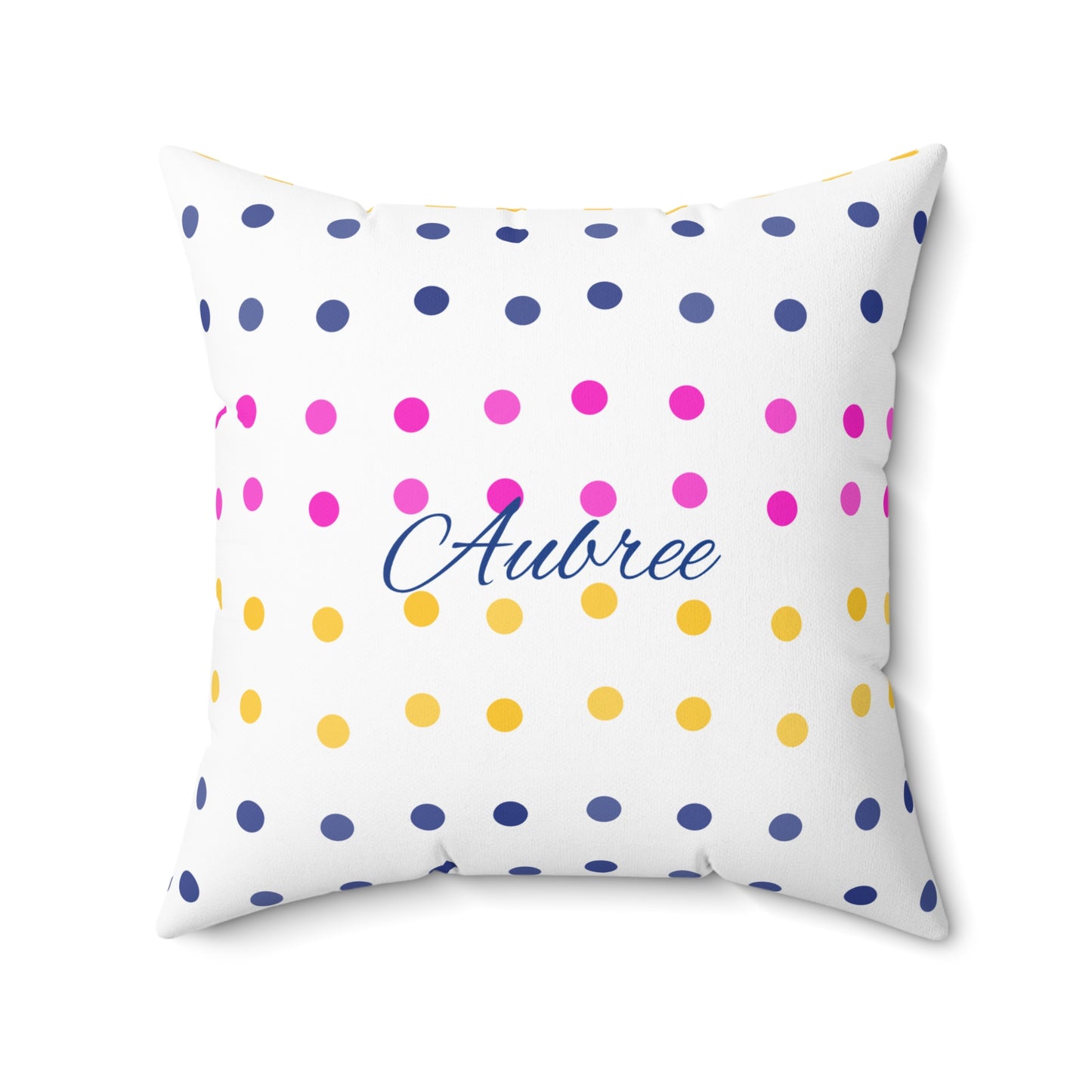 Connect The Dots Polyester Square Pillow