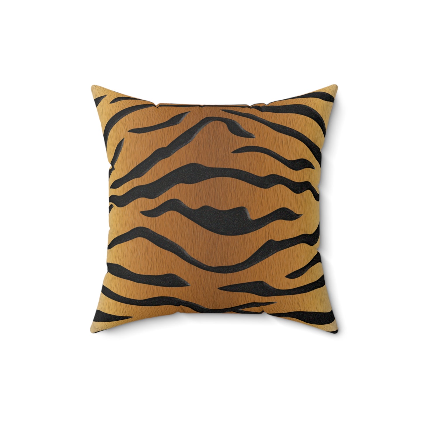 Tiger Striped Square Pillow