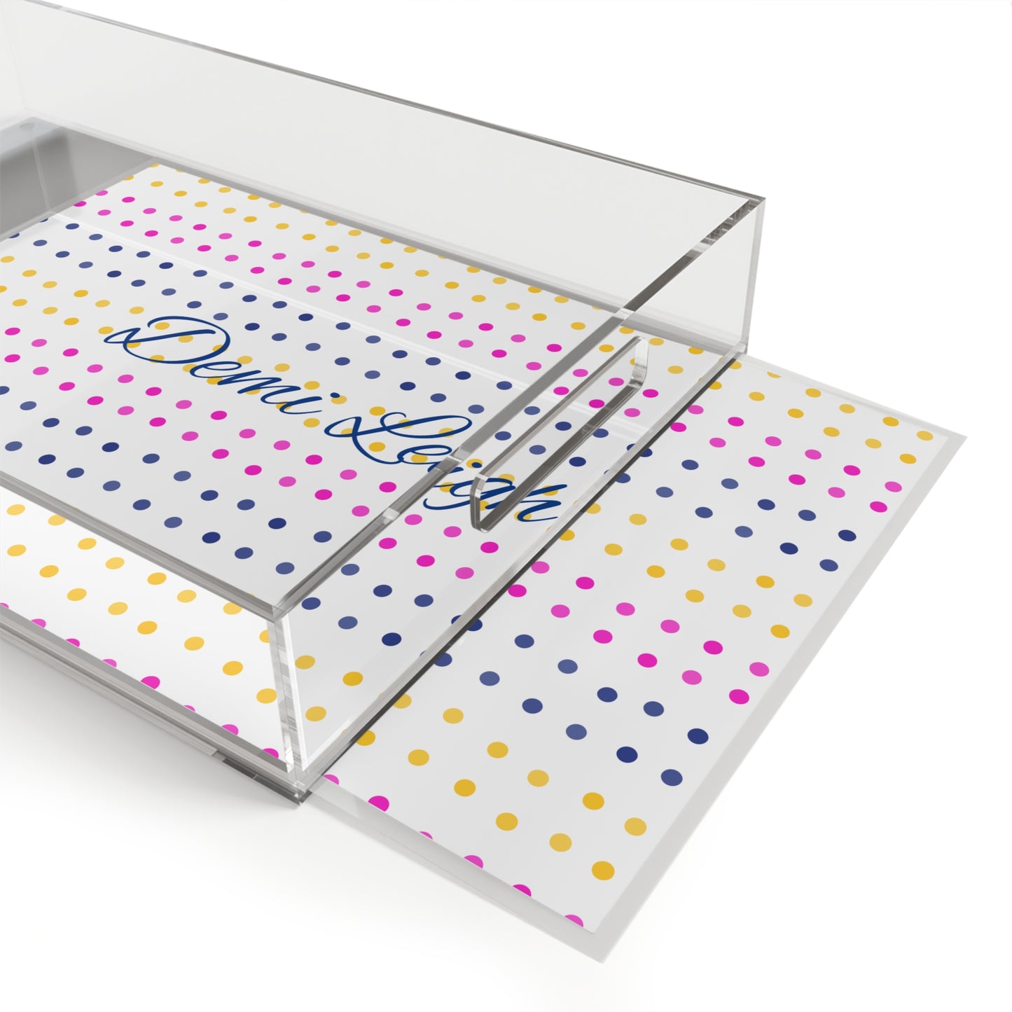 Connect The Dots Acrylic Serving Tray