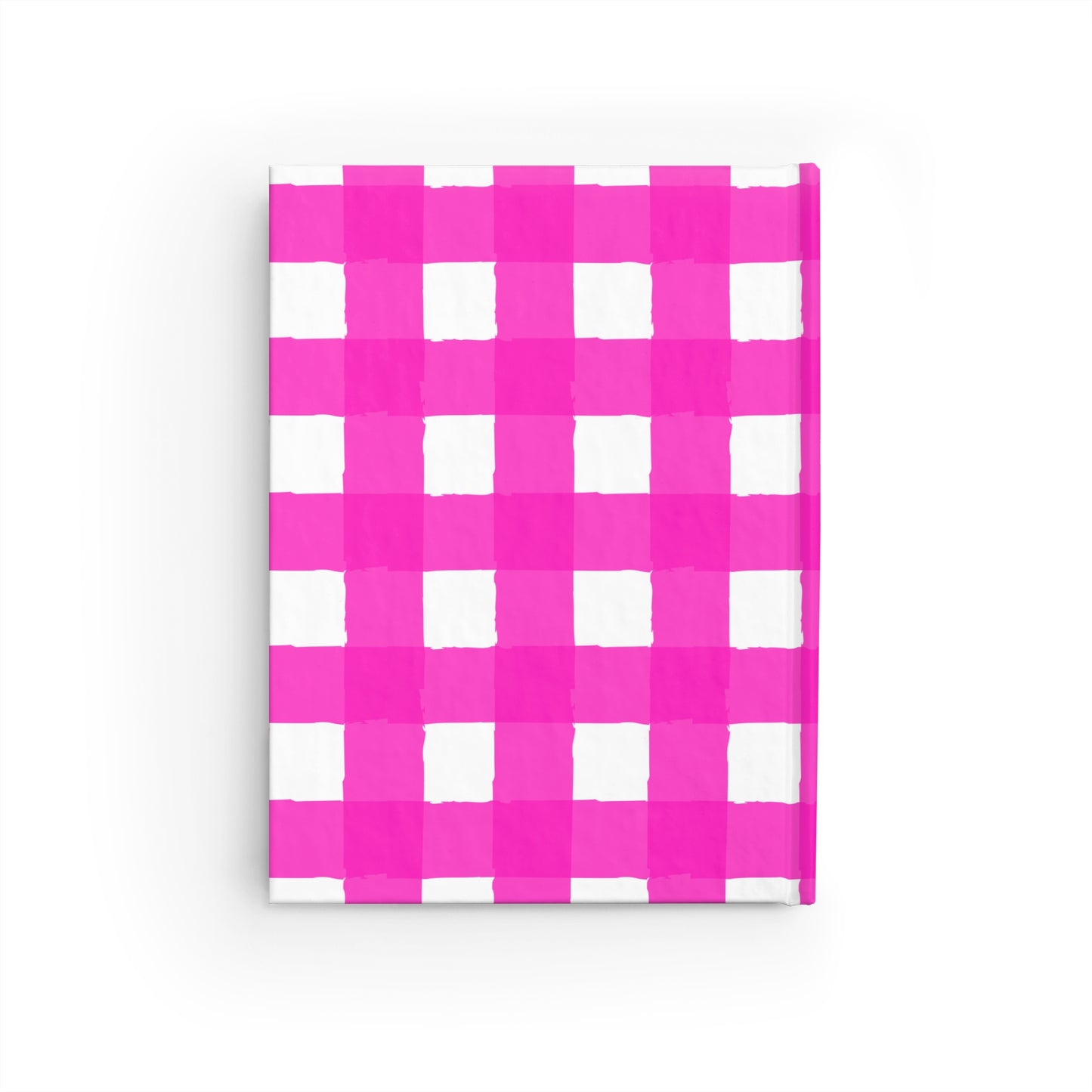 Perfectly Imperfect Hot Pink/White Personalized Journal - Ruled Line