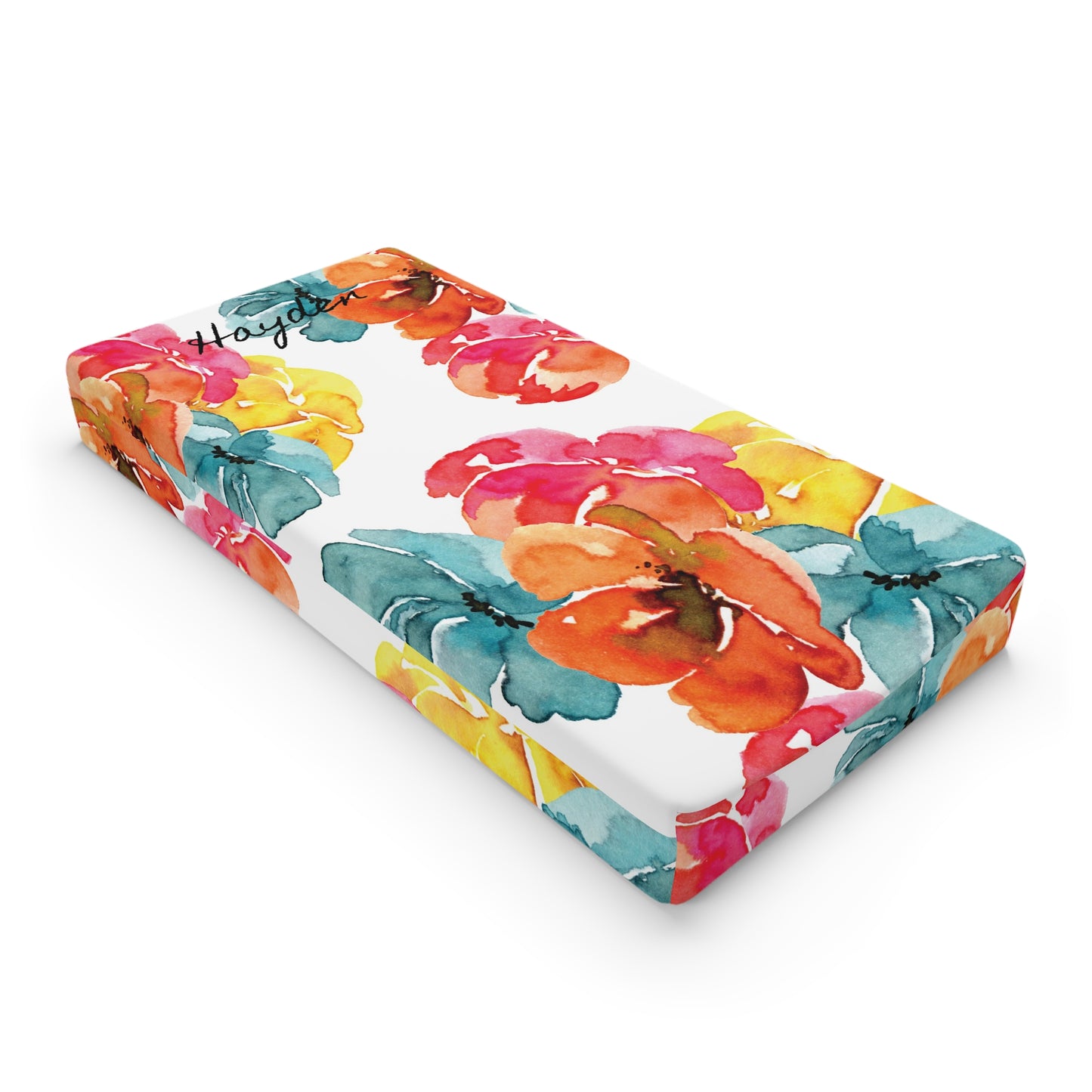 Flower Power Baby Changing Pad Cover