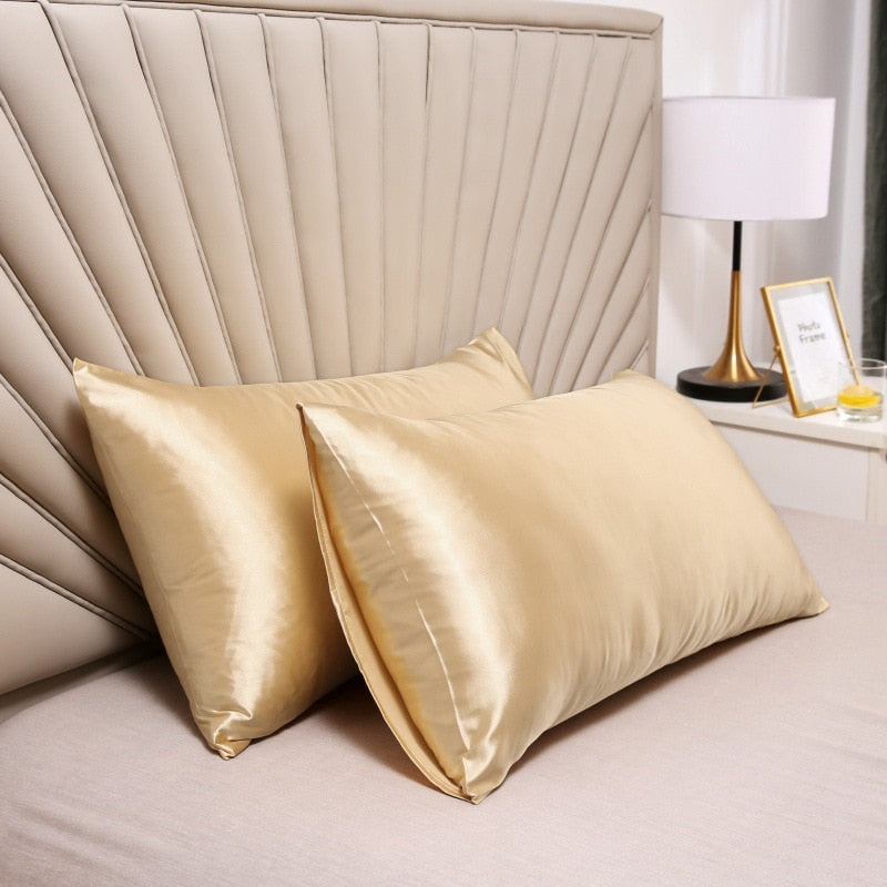 Comfortable Silky Satin Pillow case